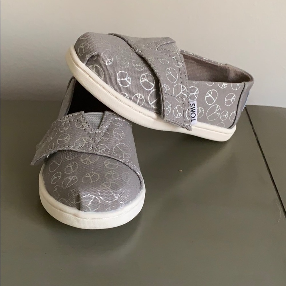 Dark Grey Foil Alpargata Tiny
